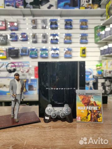 Ps3 Fat 80gb комплект с Max Payne 3