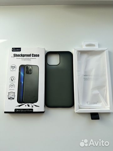 Чехол Gurdini для iPhone 13 Pro Max черный