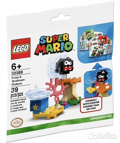 Lego 30389 Super Mario Fuzzy & Mushroom Platform