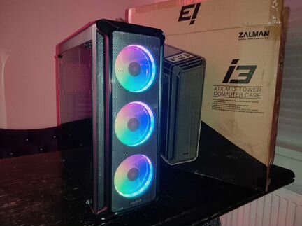 Корпус zalman I3 с rgb кулерами на пульте