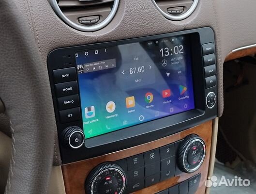 Штатная магнитола Mercedes Benz ML GL Android