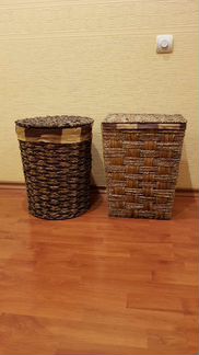 Корзины новые интерьерные плетеные