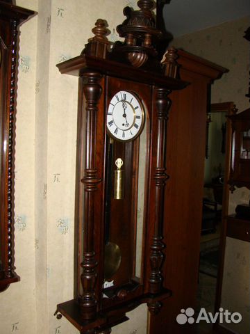 Часы старинные Gustav Becker