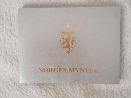 Набор монет Норвегии 1992 в пластиковой упаковке