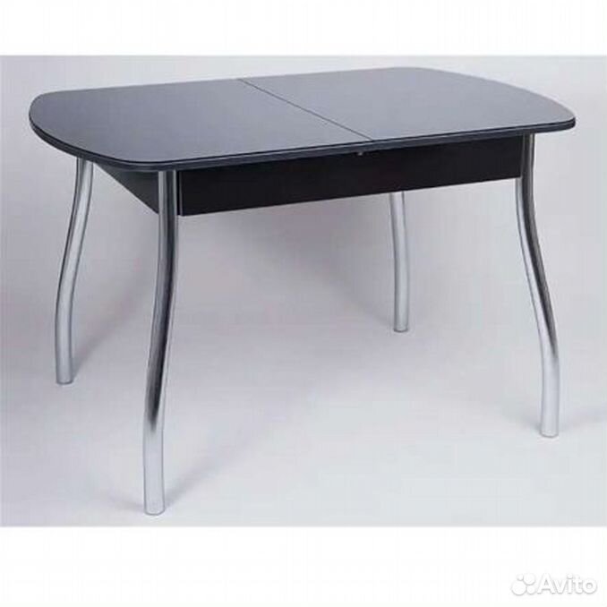 стол обеденный черный стекло. раздвижной стеклянный стол черный. раздвижной стеклянный стол черный. стол раздвижной васанти-с, 120(160)*80*75, черный глянец/черный. раздвижной стеклянный стол черный.