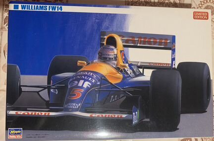 Сборная модель болида формула 1 FW-14 Hasegawa купить в Москве, цена 7 ...