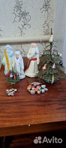 Дед Мороз СССР и Снегурочки,елки и елочные игрушки