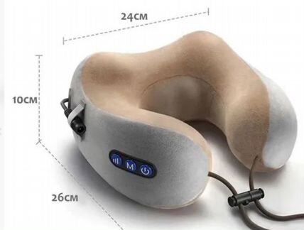 Массажная подушка 2 в 1 U-Shaped Massage Pillow