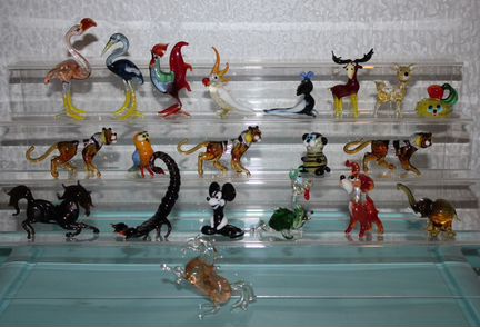 Новые стеклянные фигурки