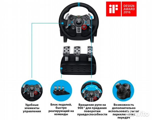 Новый Игровой Руль Logitech G29 Driving Force