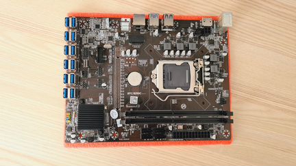 Новая Материнская плата B250C BTC 12 PCI-e/USB