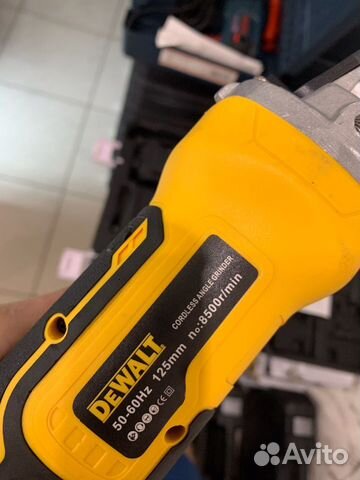 Аккумуляторная ушм болгарка DeWalt новая