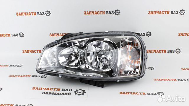 Фара Левая стекло Калина новая