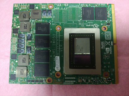 Видеокарта для ноутбука MSI GTX 570m