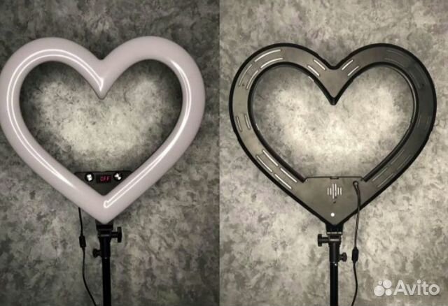 Кольцевая лампа цветная 