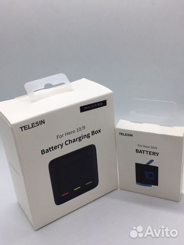 Зарядка GoPro 10/9/11 + Аккумулятор Telesin