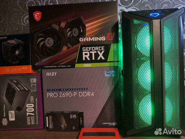 Топовый Core i5 12600KF+RTX3060 ROG Strix Gaming