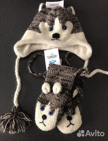 Шапка и варежки 