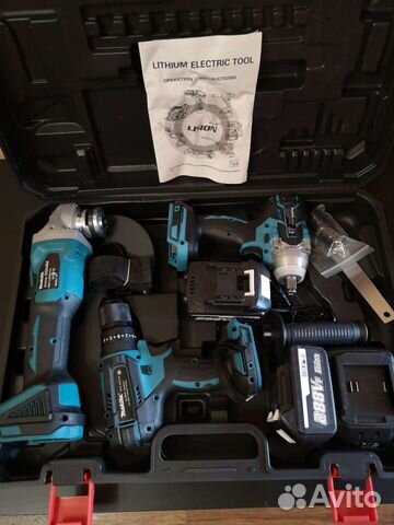 Аккумуляторный набор Makita 3в1 и 4в1