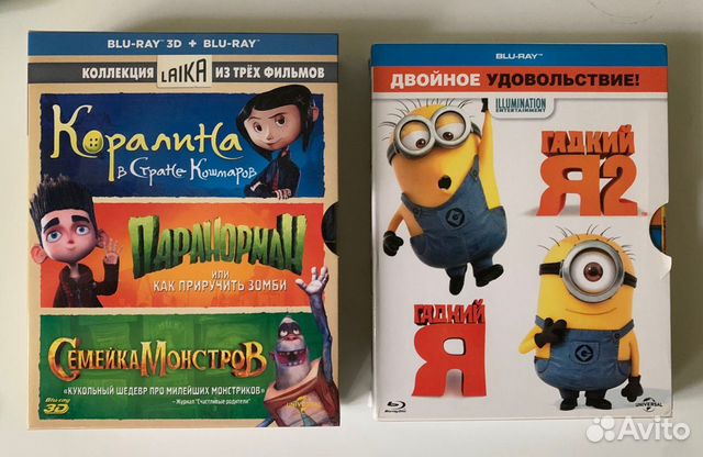 Коллекционные издания мультфильмов Blu-Ray