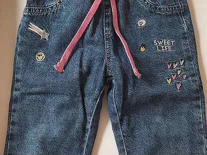 Утепленные джинсы для девочки 86 размер