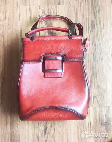 Рюкзак из натуральной кожи