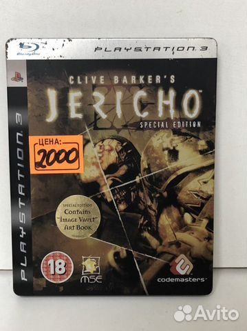 Steelbook Jericho для PS3