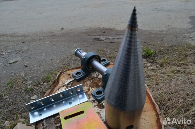 Винтовой дровокол 75 мм миникомплект под шкив