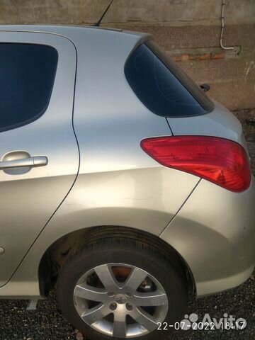 Крыло заднее левое на Пежо 308 2009 год