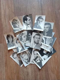 24 шт Лот Фото открытки Знаменитости Актеры СССР