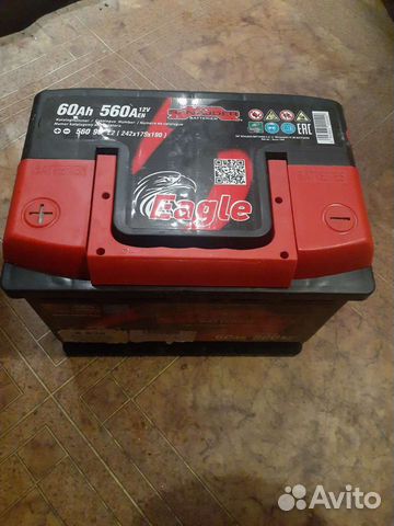 Акумулятор 12 v Eagle sznajder 60ah 560Aen