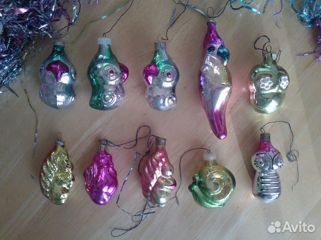 Новогодние Ёлочные Игрушки СССР, Редкие и Красивые