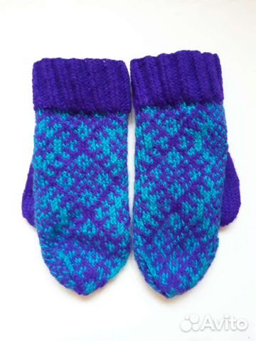 Варежки шерсть