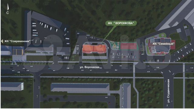 1-к. квартира, 37,8 м², 3/16 эт.