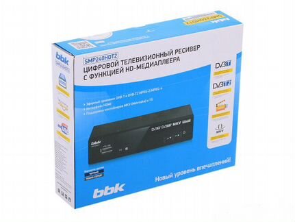 Ресивер DVB-T2 BBK SMP240HDT2