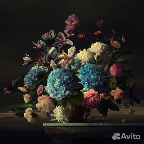 Картина Yang Bin “Printemps» Yellow Korner