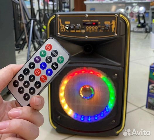 Колонка портативная Trolley Speaker RX 8148 с золо