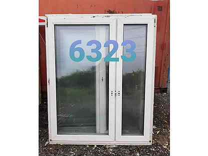 Окно бу пластиковое, 1510(в) х 1260(ш) № 6323