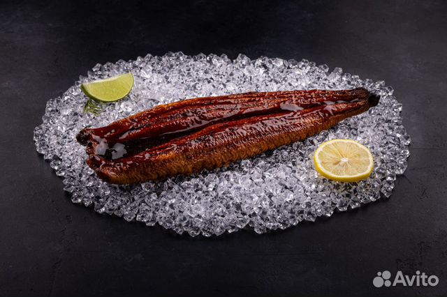 Угорь жареный в соусе унаги