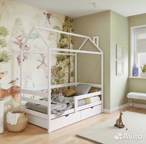 Детская кровать домик новая