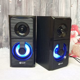 Колонки для пк и ноутбука c RGB-подсветкой