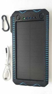 Power Bank (солнеч.панель,прикуриватель) 10000 mAh