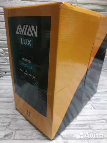 Кабель UTP 4PR 24AWG CAT5e Avlan LUX, 305 м, медь