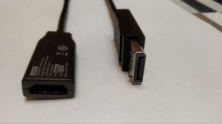 Переходник Display Port DisplayPort (m) hdmi (f)