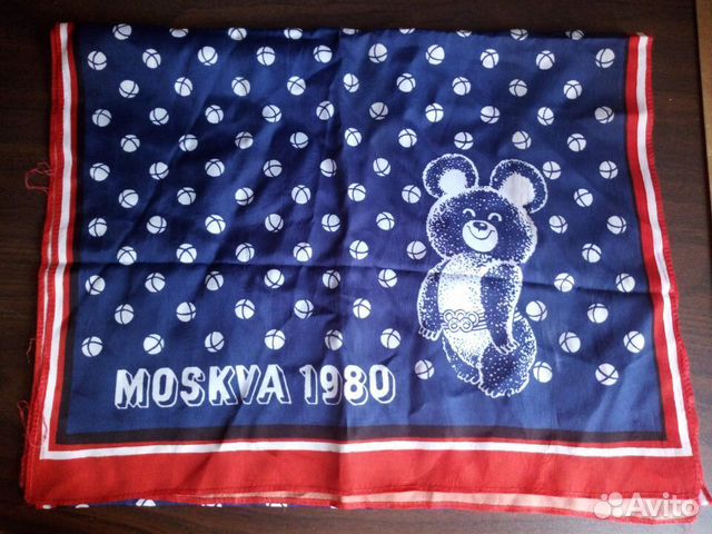 Платок Олимпиада-80 Олимпийский мишка