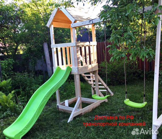 Детская площадка без окраса оплата по факту