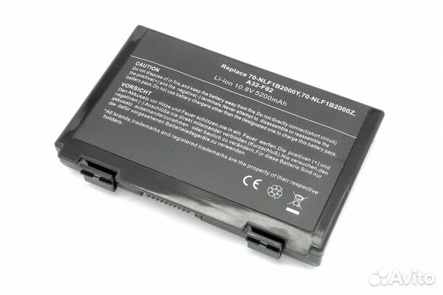 Аккумулятор для ноутбука Asus K40, K50, K70, F82