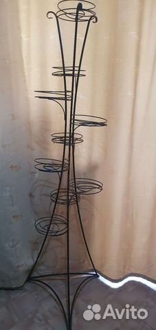 Подставка для цветов напольная металлическая