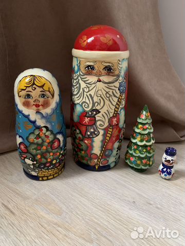 Большой Дед Мороз. Матрешка. Новый год