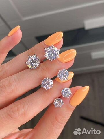 Серебряные серьги Tiffany